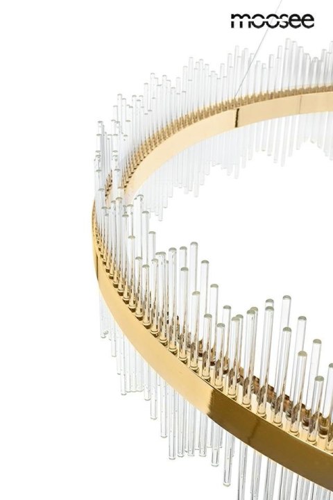 Lampa wisząca FLORENS 80 złota