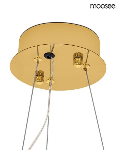 Lampa wisząca FLORENS 80 złota