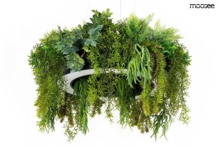 Lampa wisząca GARDENS 120 cm czarna, rośliny