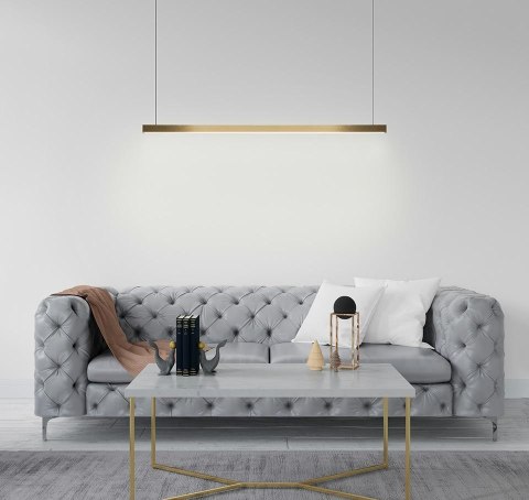 Lampa wisząca LINUS 120 złota