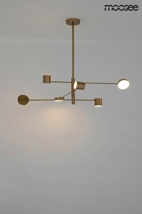 Lampa wisząca PIAZETTA złota