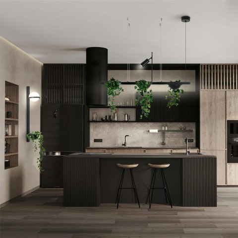 Lampa wisząca PLANT LINE czarna