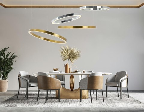 Lampa wisząca RING 100 złota