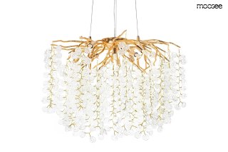 Lampa wisząca RIVIERA 80 złota / clear