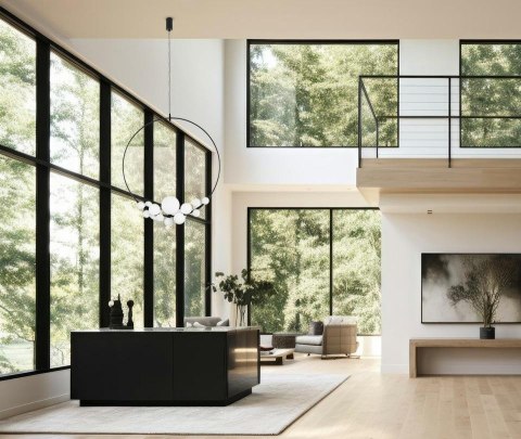 Lampa wisząca ROCIO czarna