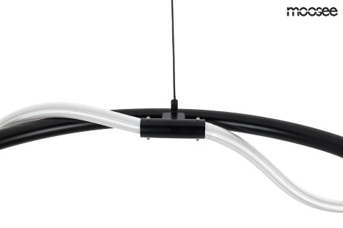 Lampa wisząca SERPIENTE 60 czarna