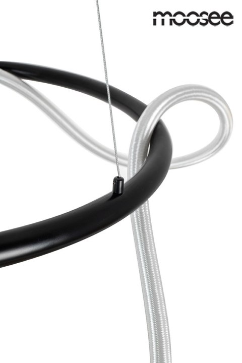 Lampa wisząca SERPIENTE 60 czarna
