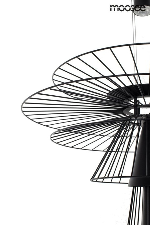 Lampa wisząca SESTO czarna