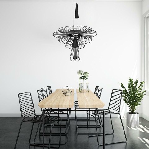 Lampa wisząca SESTO czarna