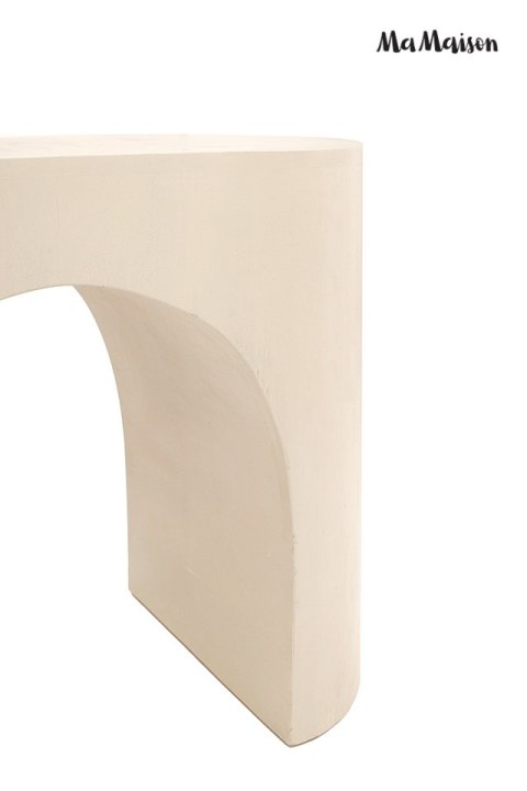 MaMaison stolik pomocniczy/nocny ICARO 71 beżowy / drewno japandi