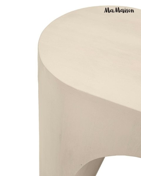 MaMaison stolik pomocniczy/nocny ICARO 71 beżowy / drewno japandi