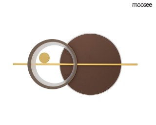 Lampa ścienna MOONS złota