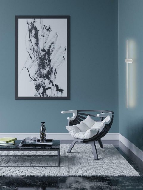 Lampa ścienna OMBRE 120 cm biała