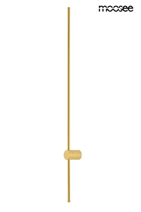 Lampa ścienna OMBRE 120 cm złota
