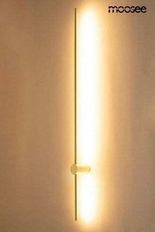 Lampa ścienna OMBRE 120 cm złota