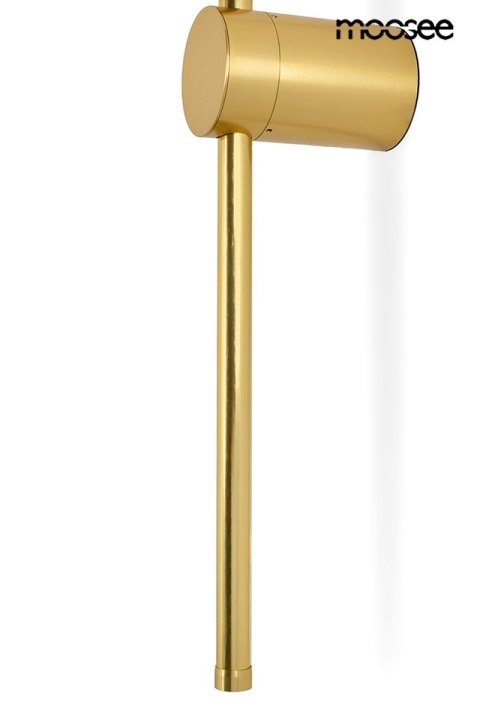 Lampa ścienna OMBRE 120 cm złota