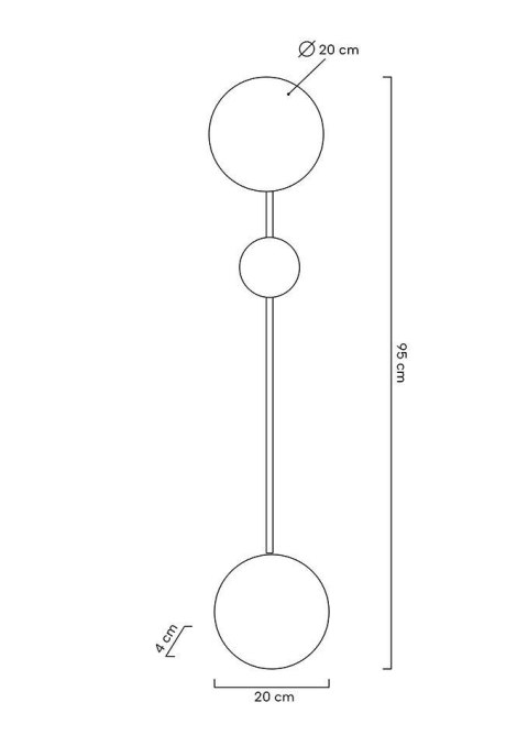 Lampa ścienna SHADOW 2 złota