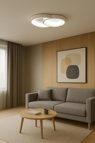 Lampa sufitowa / plafon CELLS 2 biała