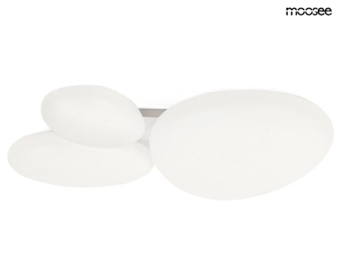 Lampa sufitowa / plafon CLOUD 3 biała