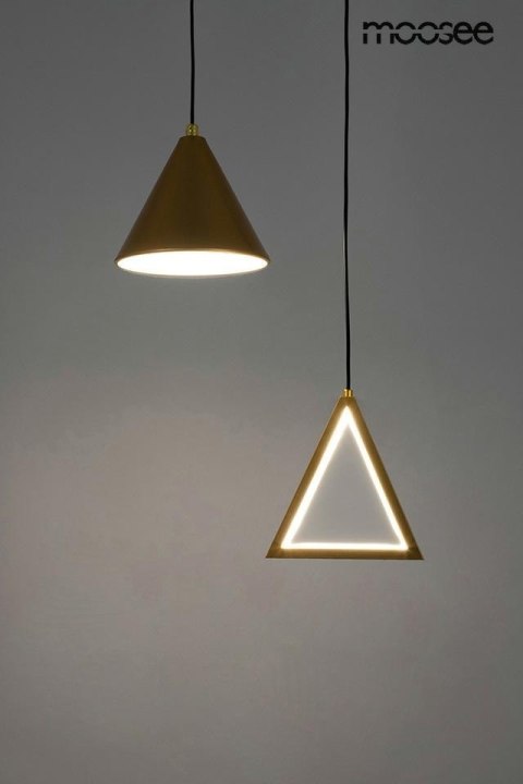 Lampa wisząca ACUSTICA złota