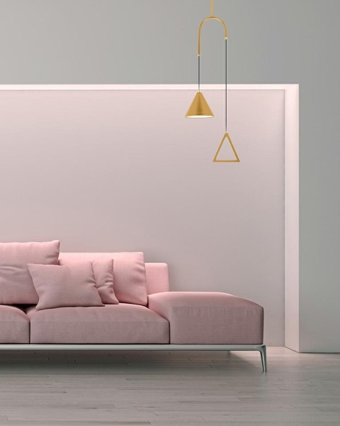 Lampa wisząca ACUSTICA złota