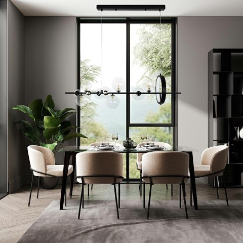 Lampa wisząca ALURE LINE 120 czarna