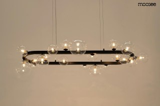 Lampa wisząca ALURE OVAL 120 czarna