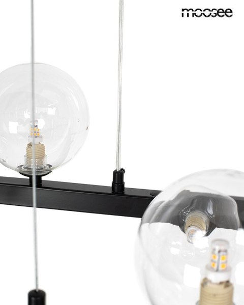 Lampa wisząca ALURE OVAL 120 czarna