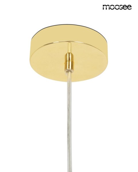 Lampa wisząca ALURE OVAL 120 złota