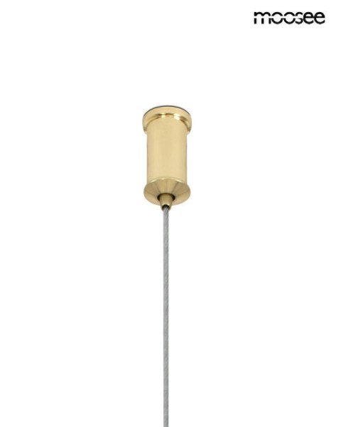 Lampa wisząca ALURE OVAL 120 złota