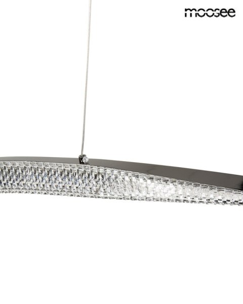 Lampa wisząca ANILLO 120 czarny chrom