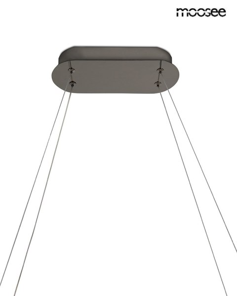 Lampa wisząca ANILLO 120 czarny chrom