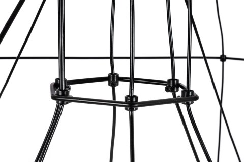 Lampa wisząca 280 cm/115 cm FLUSSO 20 czarna, nowoczesna