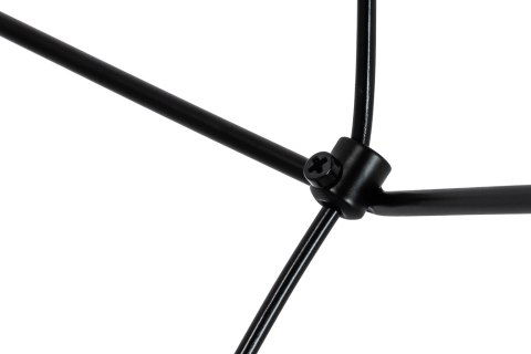 Lampa wisząca 280 cm/115 cm FLUSSO 20 czarna, nowoczesna