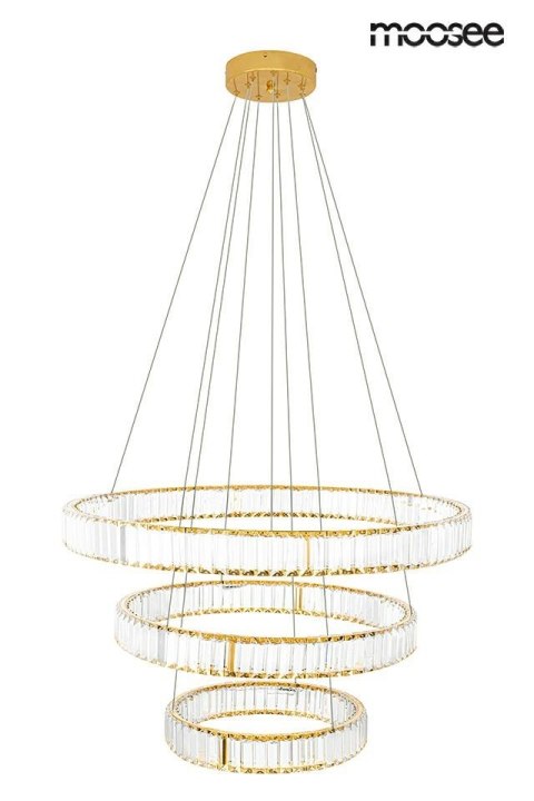 Lampa wisząca LIBERTY TRIPLES złota