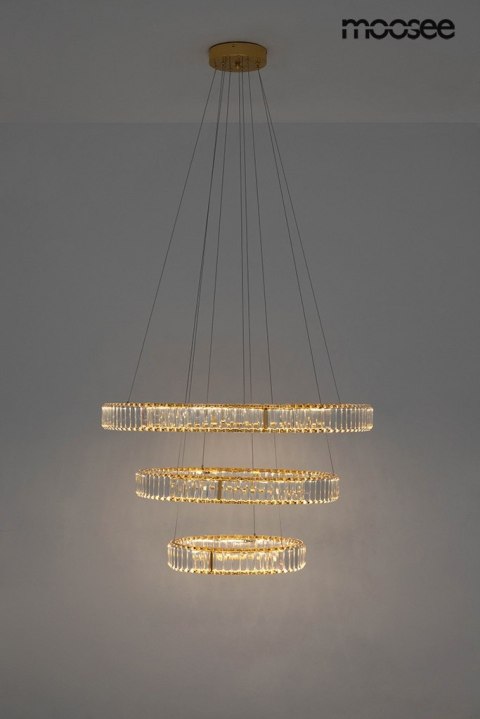 Lampa wisząca LIBERTY TRIPLES złota