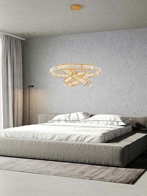 Lampa wisząca LIBERTY TRIPLES złota