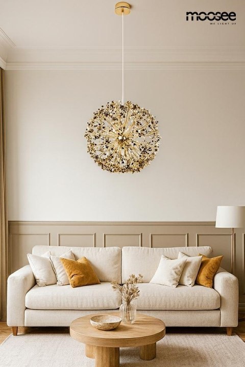 Lampa wisząca MONETE 50 złota