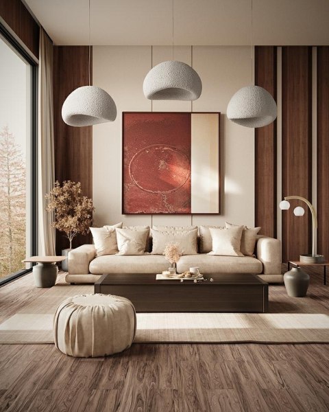 Lampa wisząca NEST 60 biała