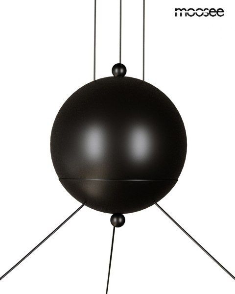 Lampa wisząca OCTO 3 czarna