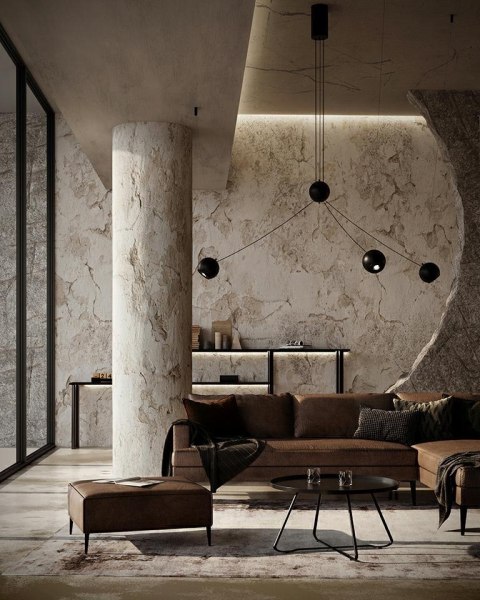 Lampa wisząca OCTO 3 czarna