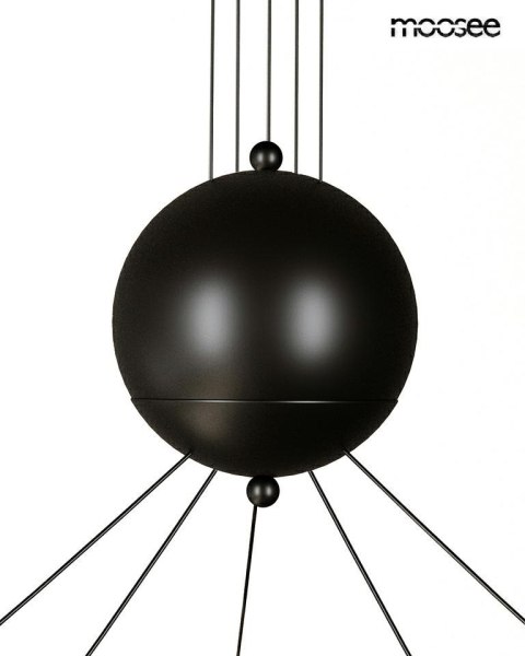 Lampa wisząca OCTO 5 czarna