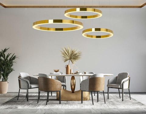 Lampa wisząca RING LUXURY 110 złota