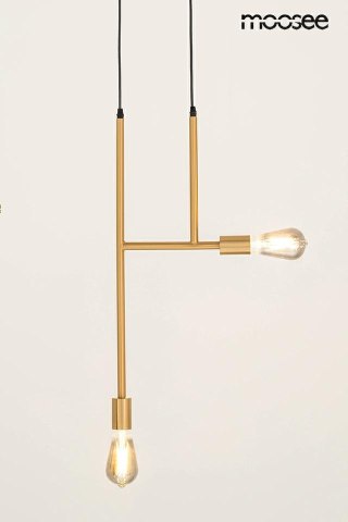 Lampa wisząca RIVA 2 złota