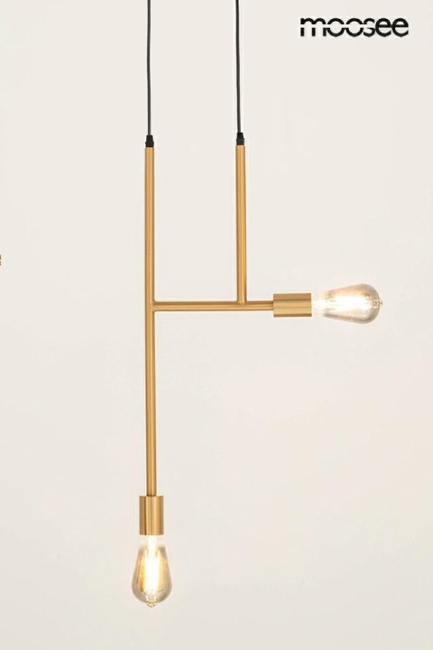 Lampa wisząca RIVA 2 złota