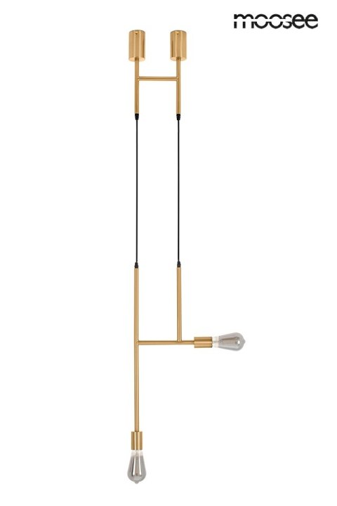 Lampa wisząca RIVA 2 złota