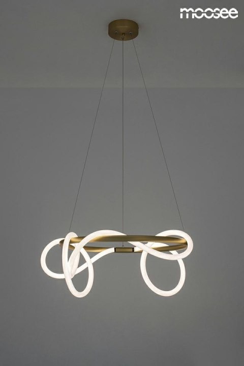 Lampa wisząca SERPIENTE 60 złota