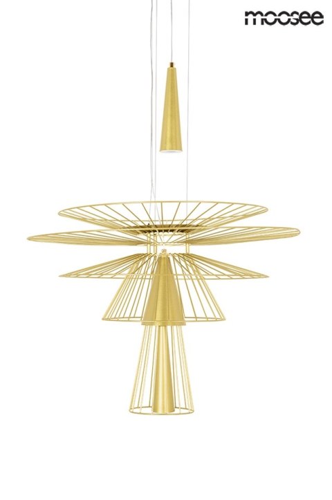 Lampa wisząca SESTO złota