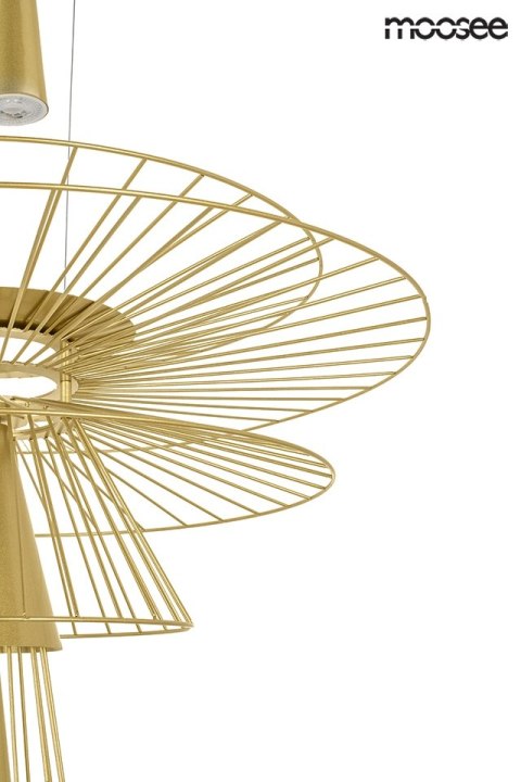 Lampa wisząca SESTO złota