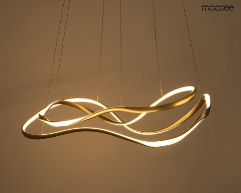 Lampa wisząca WAVES 2 złota